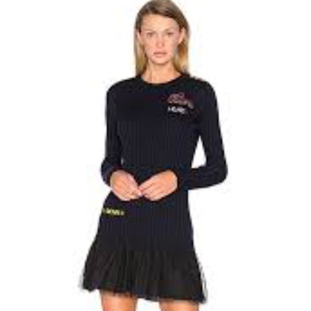 VALENTINO Long Sleeve Sweater Dress (LOVE DRESS)